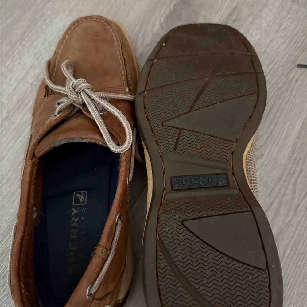 Sperry Men's Tan Leather Boat Shoes